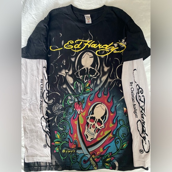 Ed hardy long sleeve size medium - Picture 1 of 6